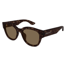 Alexander McQueen AM0509SA 002 SHINY DARK HAVANA BROWN napszemüveg napszemüveg
