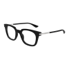 Alexander McQueen AM0521O 001 BLACK DEMO LENS szemüveg