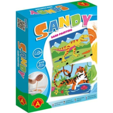 Alexander Toys Sandy Sand Painting Dinosaur + Tiger Kifestő szett (5906018025507) kreatív és készségfejlesztő
