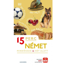 Alexandra Kiadó 15 perc német (A) nyelvkönyv, szótár
