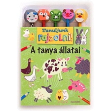 Alexandra Kiadó Tanuljunk rajzolni! - A tanya állatai gyermek- és ifjúsági könyv