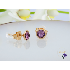  Alexia antiallergén swavrovski lil köves fülbevaló -18K fülbevaló