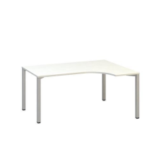 Alfa Office Alfa 200 ergo irodai asztal, 180 x 120 x 74,2 cm, jobbos kivitel, fehér mintázat, RAL9022% íróasztal