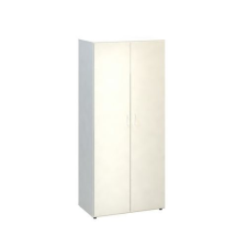 Alfa Office Alfa 500 magas, széles szekrény, 178 x 80 x 47 cm, ajtóval, fehér mintázat% irattároló szekrény