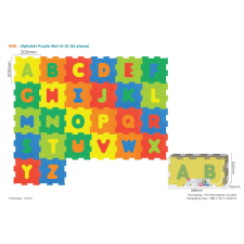  Alfabet habszivacs puzzle gyerekeknek 10 hó+ puzzle, kirakós