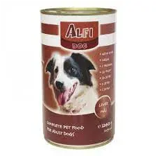  Alfi dog konzerv májas 1240g kutyaeledel