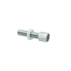 ALGI M6 x 100 bowdenállító csavar, 24 mm hossz, 6,8 mm átmérő, fúrás 3, acél (100 db/doboz) ALGI  Bicikli alkatrészek Kerékpár alkatrészek Kerékpár fékek és váltók