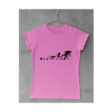 Aliens evolúciós női póló - egyedi mintás, 12 szín, S-2XL női póló