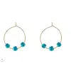 ALISIA ezüst Madison Simple fülbevaló - AL2537-Oro-Apatite