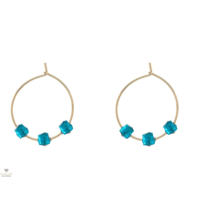 ALISIA Madison Simple fülbevaló - AL2537-Oro-Apatite fülbevaló