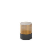  Alisma4 üveg gyertyatartó barna/arany 12x15 cm gyertyatartó