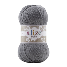 Alize BELLA 100 - Szürke 87 rövidáru