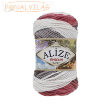  Alize BURCUM BATIK -Mályva,drapp,fehér,barna melír- 1984 rövidáru