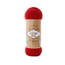 Alize Superwash Artisan - Piros - 056 rövidáru