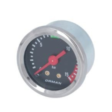 Alkatrész Kazán nyomásmérő ø 39 mm 0÷15 bar kávéfőző kellék