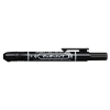  Alkoholos marker, 1,3 mm, nyomógombos, ZEBRA "Mckie Retractable", fekete