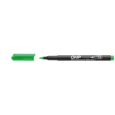 Alkoholos marker, OHP, 1-1,5 mm, M, ICO, zöld filctoll, marker