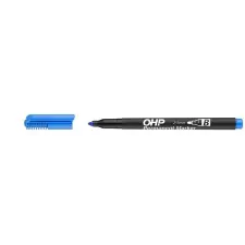  Alkoholos marker, OHP, 2-3 mm, B, ICO, kék filctoll, marker