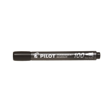  Alkoholos marker PILOT 100 kerek fekete filctoll, marker