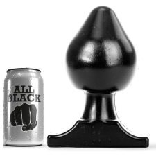  ALL BLACK - 19 cm-es prémium anális kényeztető anál
