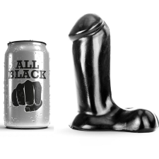  ALL BLACK - DILDÓ REALISZTIKUS 14 CM műpénisz, dildó