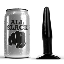ALL BLACK - DUGÓ FEKETE 11 CM anál