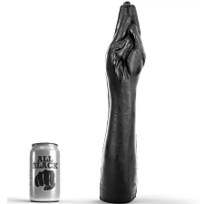  ALL BLACK – óriási fisting vibrátor 40 cm anál
