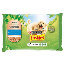  Állateledel alutasakos PURINA Friskies Junior kutyáknak multipack aszpikos 4x100g kutyaeledel