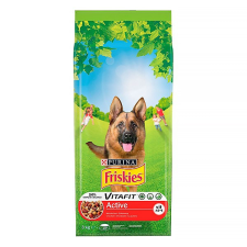 Állateledel száraz PURINA Friskies Vitafit Active kutyáknak marhahússal 3kg kutyaeledel