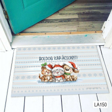  Állatkás - Boldog Karácsonyt! -  Vicces Lábtörlő lakástextília