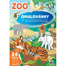 Állatkerti színező A4 matricákkal gyermek- és ifjúsági könyv