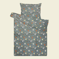  Állatok a farmon szürke pamut ovis ágyneműhuzat lakástextília