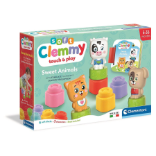 Állatos Clemmy puha játék szett Clementoni kreatív és készségfejlesztő