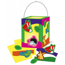  Állatos Colorful lampion 20 cm party kellék