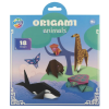 Állatos Colorful origami papír 18 db-os