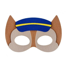 Állatos Dog Brigade Police, Kutyás filc maszk 18 cm party kellék