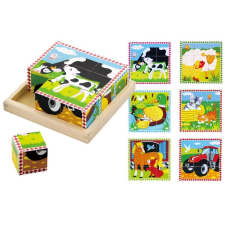 Állatos farm képkocka puzzle, kirakós