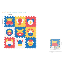 Állatos habszivacs puzzle gyerekeknek 10 hónapos kortól puzzle, kirakós