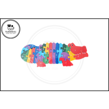  Állatos kirakó - Krokodil fajáték