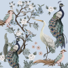  Állatos Peacocks&Heron szalvéta 20 db-os 33x33 cm