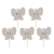 Állatos Pink Elephant, Elefánt díszítő pálca, topper 10 db-os
