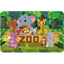  Állatos Zoo tányéralátét 43x28 cm konyhai eszköz