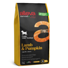 Alleva Natural Mini & Medium Kölyökkutyáknak Bárány & Sütötők 2 kg, gluténmentes kutyaeledel