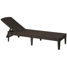 Allibert Jaipur Exkluzív Polyrattan Kerti Nyugágy – Barna – 188 Cm () kerti bútor