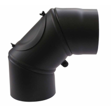  Állítható acél füstcső könyök, 180 / 90° Vegyestüzelésű kazánhoz hűtés, fűtés szerelvény