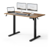 Állítható magasságú íróasztal Nojo Light 120 cm x 60 cm sötétbarna