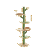  Állítható magasságú macskafa, 5-rétegű kaktusz alak, szizális karcolóoszlopok, AMT0246GN, mint kép