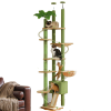  Állítható magasságú macskafa, többszintű, tartós fa, AMT0249GN, XL