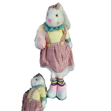  Álló Húsvéti Nyúl Dísztrárgy Húsvétra plüssfigura