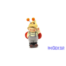  Álló katicafiú figura 7,8x5,2x13 cm dekorációs kellék